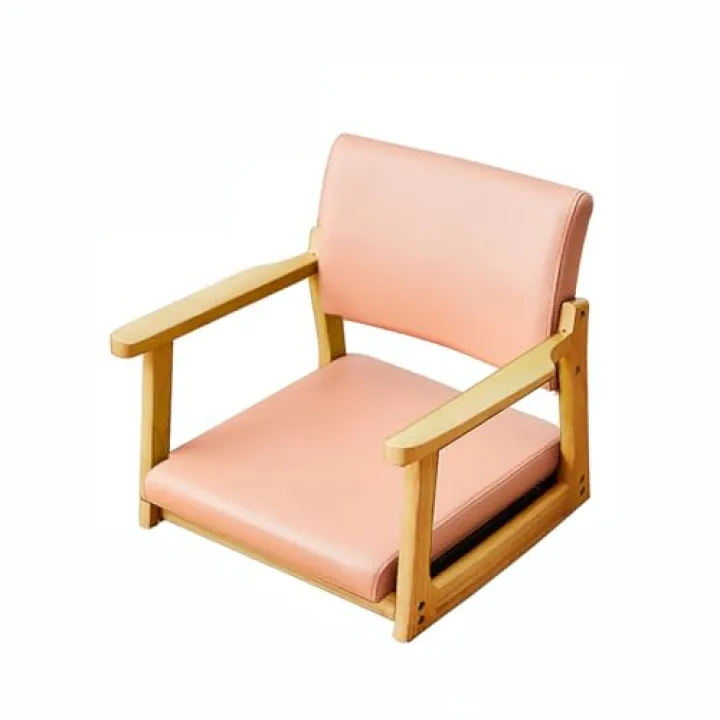 Nileco Sedia da Pavimento Giapponese, Sedia Tatami Senza Gambe con Supporto per La Schiena, Seduta da Pavimento per Meditazione, Divano Pigro per Finestra A Bovindo, Soggiorno(20x19x20, TechFabric A)