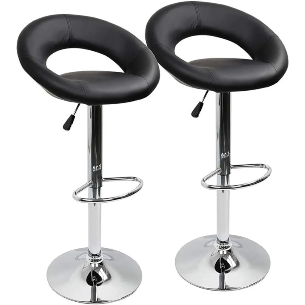 Office Chair Gaming Chair Computer Chairs PU Leather White Low Back Swivel Desk Chair Armless Adjustable Task Chair for Home Office with Wheels