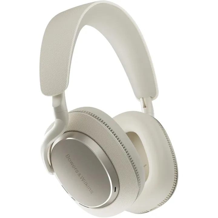 Bowers & Wilkins Px7 S3 Over-Ear Headphones, High-Resolution Sound, Comfortable Fit, Bluetooth, Active Noise Cancelling & Transparency Mode, 30-Hour Playtime, Quick Charge Support, Canvas White