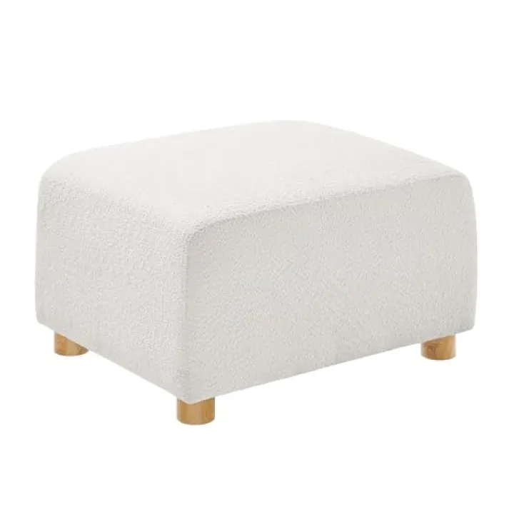 VANOMi Modular Sectional Sofa 2007, Ottoman, White