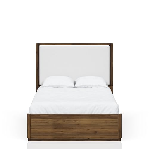 Queen Upholstered Bed in Walnut