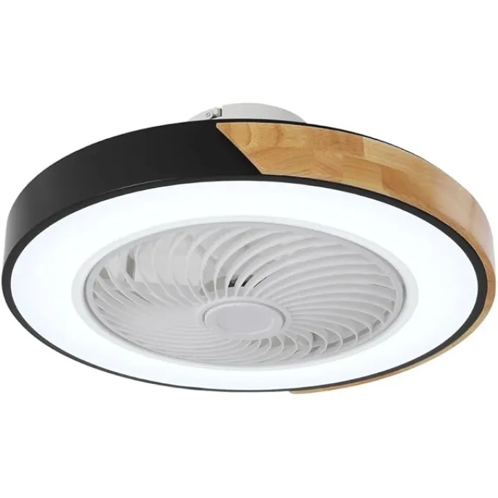 Modern Ceiling Fan with Light Led Flush Mount Chandelier Lamp with Remote Fandelier Ceiling Fan with Light Black Modern Ceiling Fans with Lights for Bedroom