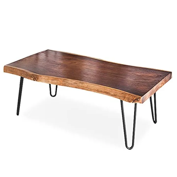 Generico Vassoio Pieghevole da Comodino, Tavolo per Computer Portatile, scrivania per Computer Industriale in Rovere e Ferro, scrivania Moderna per Ufficio Domestico, Elegante banco da Lavoro per Not