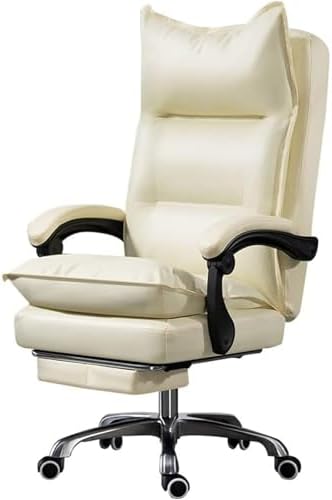 Computer Desk Chair Executive Chairs Desk Office Chair with Footrest, Convenient Swivel Chair, Large Home Office Chair with Linked Armrests,I Progress