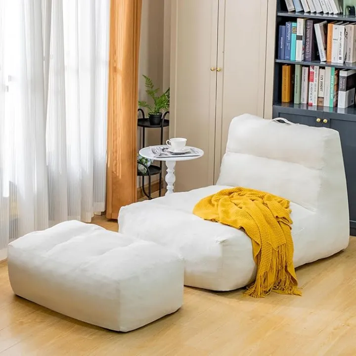 Bean Bag Chair (White)