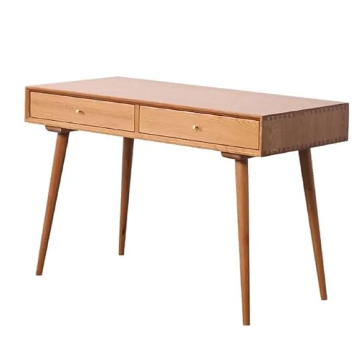 Ampia scrivania per Computer da Ufficio con cassetti, Moderno Tavolo da Gioco angolare per 2, postazione di Lavoro Semplice e Facile da Montare, spazioso Tavolo per PC per L'Ufficio Domestic