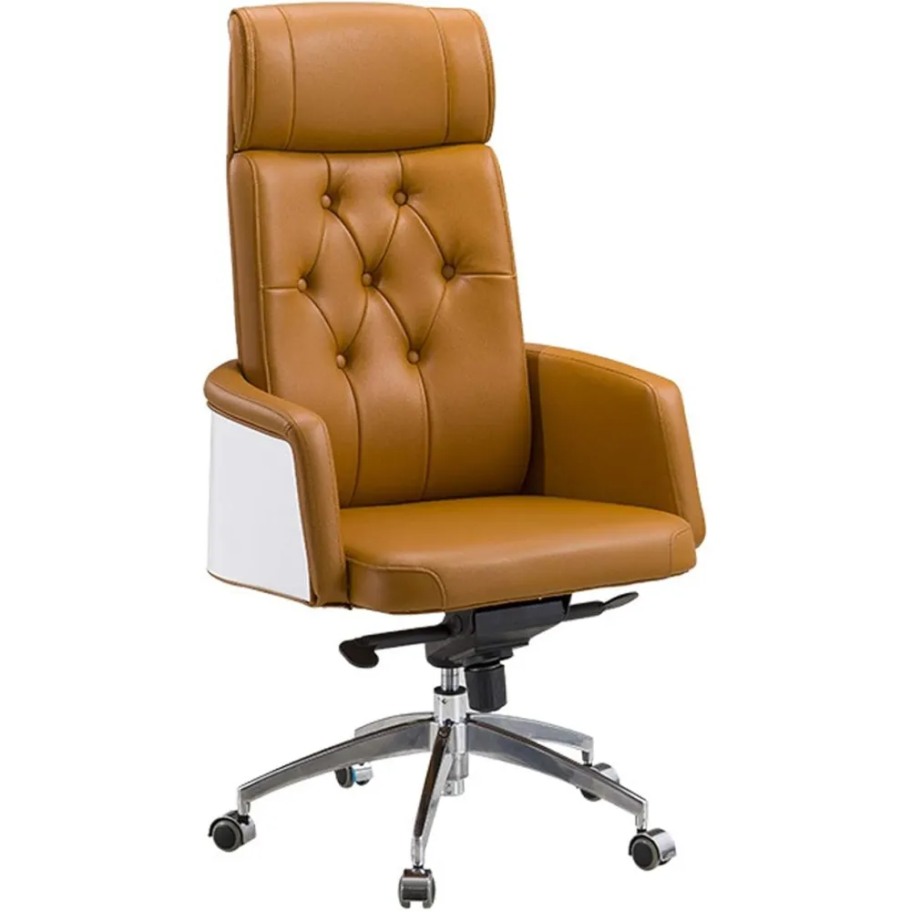 Boss Chairs Office Chairs Home Office Desk Chairs Leather Executive Chair - High-Back Computer Chair for Office Desk,Cowhide