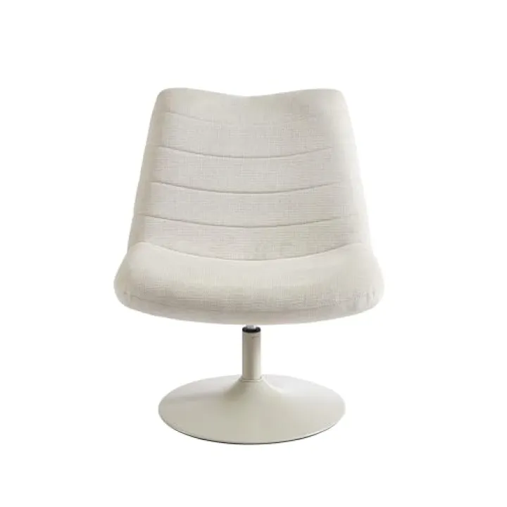 BAÏTA Poltrona ANTEA Tessuto Beige Rotativo e reclinabile