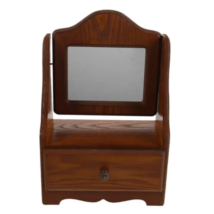 Baluue Scrivania: Girevole Ad in Legno Con Cassetto - Organizer Tavolo Per Camera Letto O