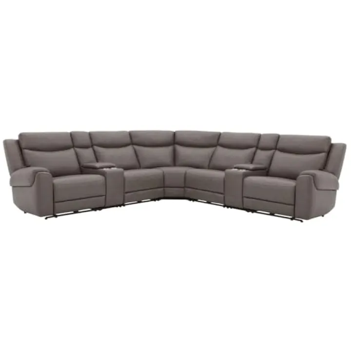 Parker Living Momentum - Dark Granite 7 Piece Modular Power Reclining Sectional
