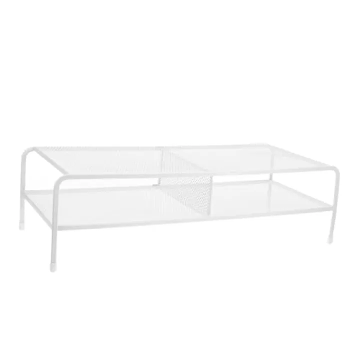 ABOOFAN Supporto per Monitor con Ripiano Rialzo Schermo da Scrivania per Ufficio Organizzatore Desktop Ergonomico per Laptop e Monitor e