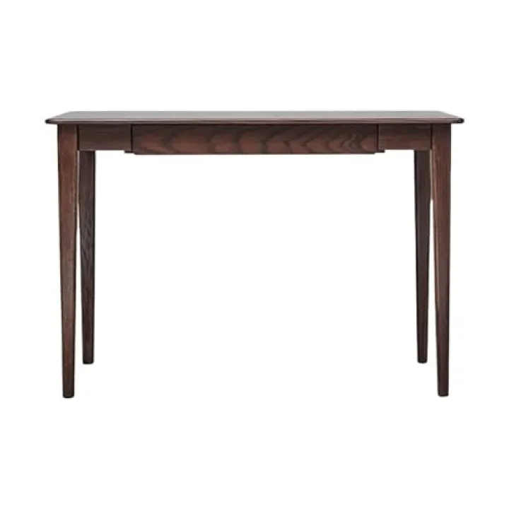 Generico Scrivania per Computer in Legno massello di Rovere - Tavolo da Studio Compatto per Ufficio Domestico, Piccoli Appartamenti, cassettiera Multifunzionale e Tavolo da tè (1000 mm x 500 mm x 750