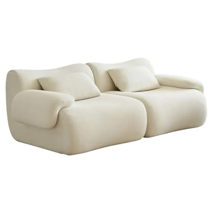 Sectional Couches for Living Room Filled with high-Elasticity Foam This Soft Skin-Friendly Cloud Sofa Comes with Cushions and is Easy to Install Suitable for Homes, Apartments, and Offices