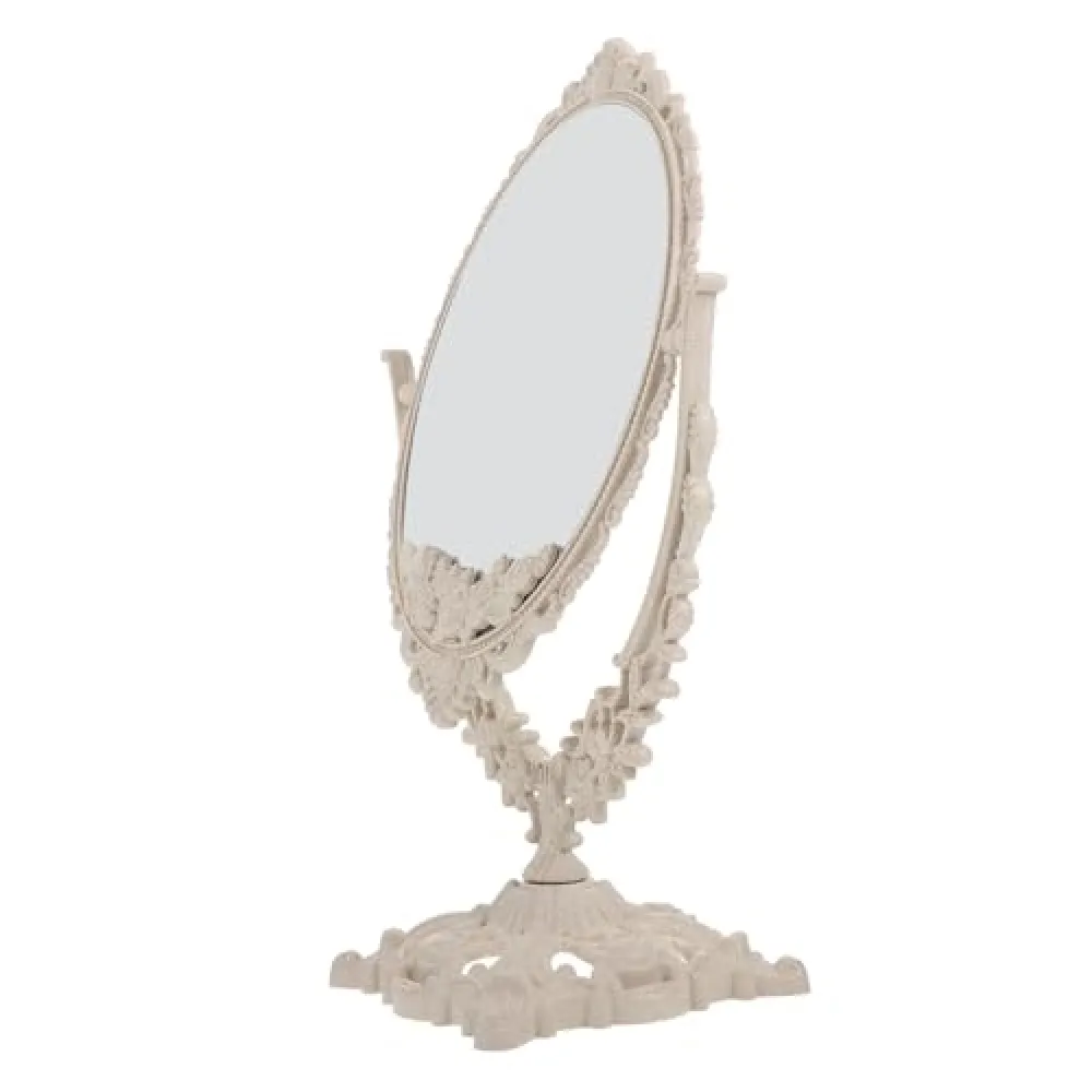 GALPADA Tavolo Retro Europeo Ovalato Materiale Durevole e Leggero Design e per Quotidiano