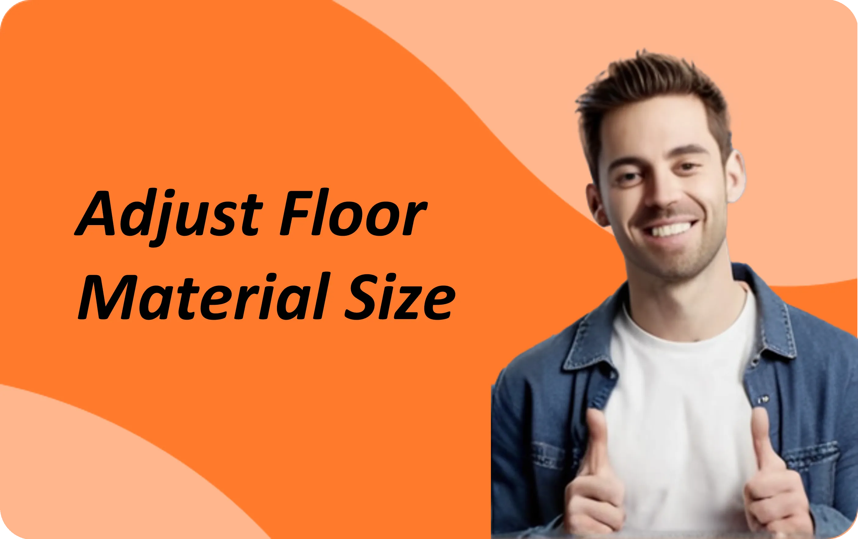 Ajustar o tamanho do material do piso | Homestyler