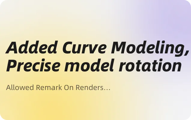 V4.0.3-Added curve modeling, precise rotation models, and more